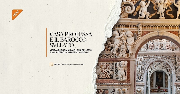 Alla scoperta del complesso del Ges&ugrave; a Casa Professa con TACUS: viaggio nel teatro della salvezza del barocco gesuitico