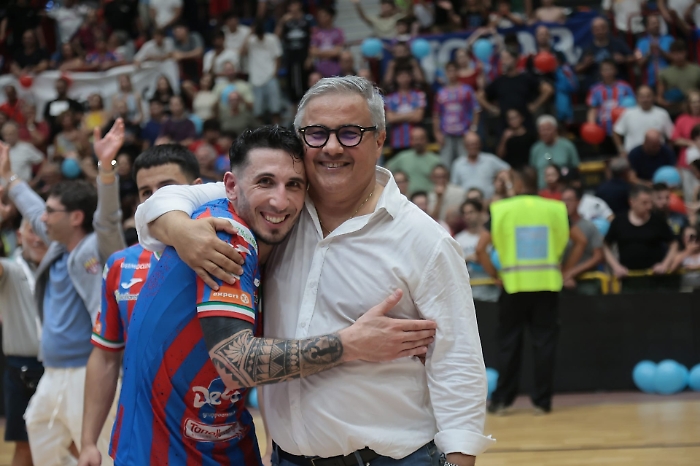Carmelo Musumeci con il presidente Enrico Musumeci