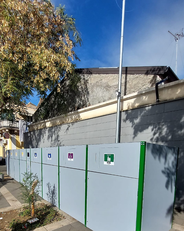 Seconda isola ecologica intelligente a San Cristoforo: cos&igrave; si agevola la raccolta differenziata