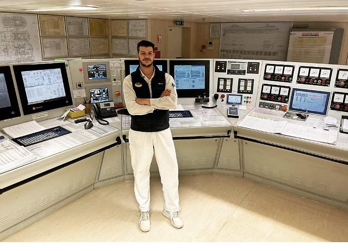 Vittoria, a ventisei anni primo ufficiale di macchina per Msc Crociere