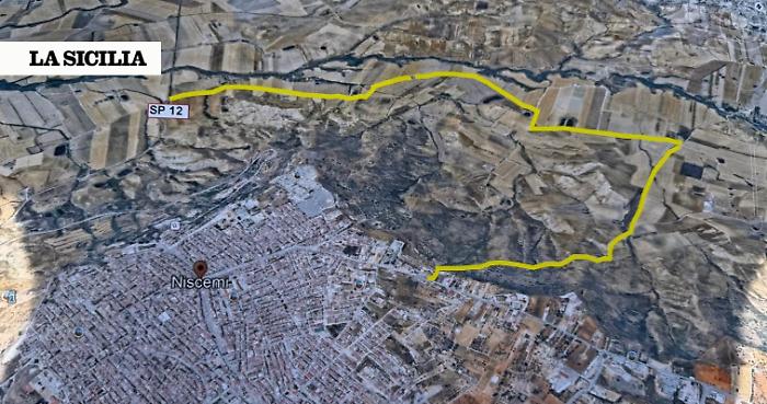 Frana a Niscemi, Schifani consegna i lavori per la Regia trazzera
