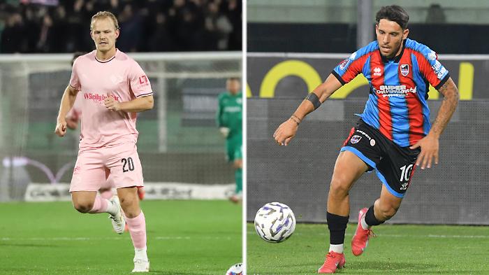 Palermo-Catanzaro e Catania-Lecco, la notte siciliana dei play off: la diretta delle partite