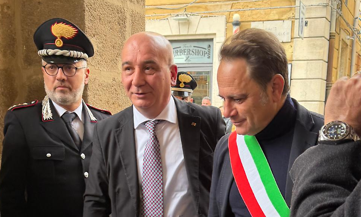 Niscemi, visita del presidente Bicchielli dopo la frana: &laquo;Ci sono 636mila frane in Italia, serve sbloccare la burocrazia&raquo;